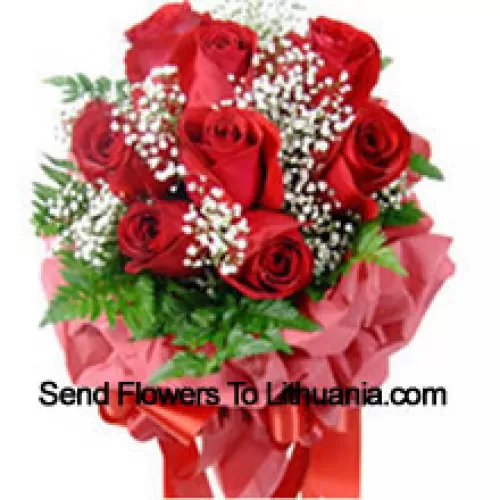 Bouquet de 11 roses rouges