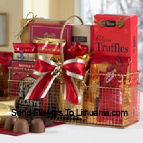 Yummy Assorted Chocolates Basket